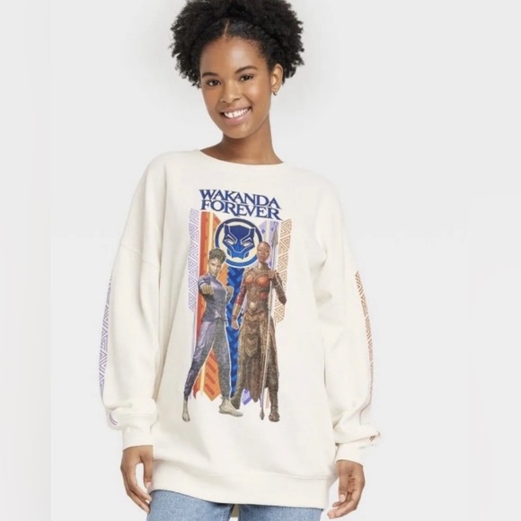 Disney Marvel Wakanda Forever Pullover Sweater Size XS New with Tag - Picture 4 of 9